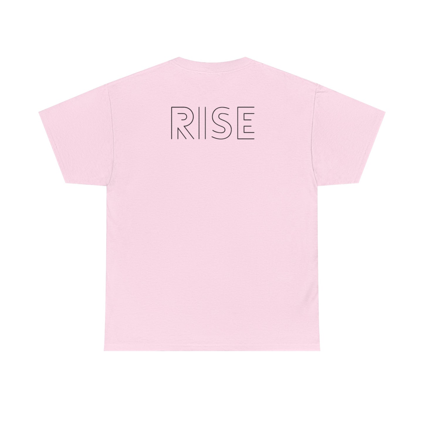 Unisex Heavy Cotton Tee - 'Rise' & 'Rhythm of Our Hearts' Graphic Tee for Creative Souls