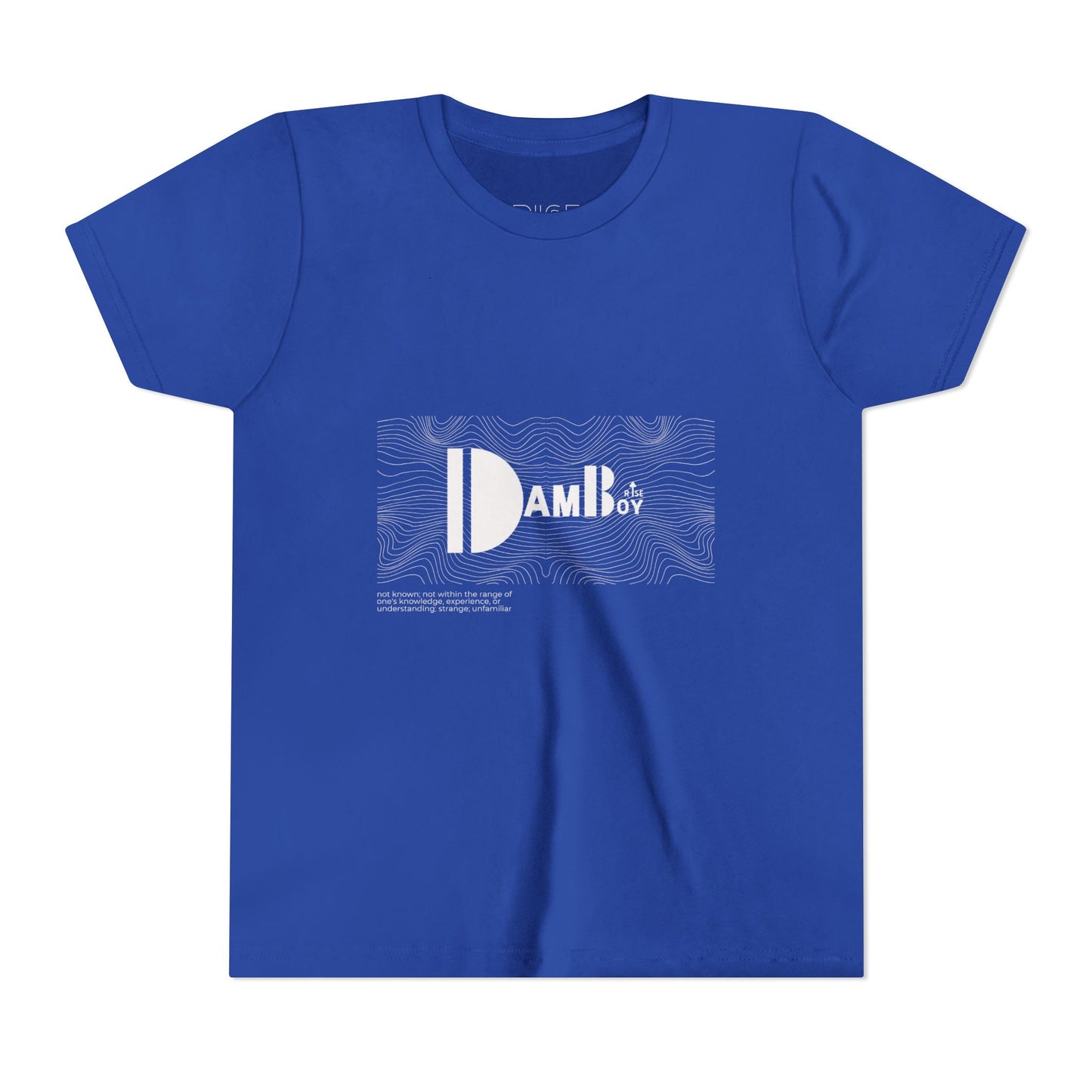 Stylish Youth Short Sleeve Tee - "I Dam Boy" Graphic Tee for Fun Summer Vibes