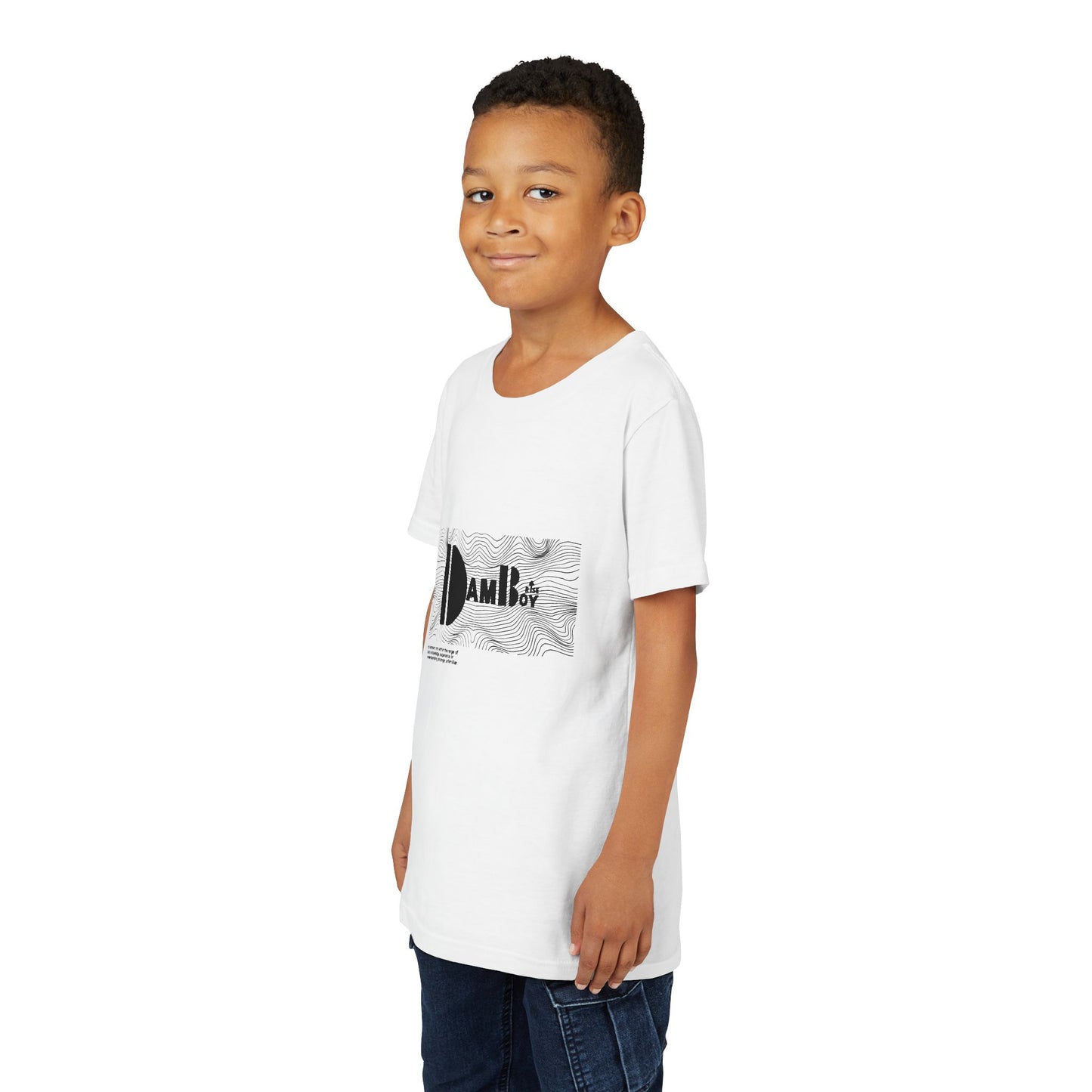 Stylish Youth Short Sleeve Tee - "I Dam Boy" Graphic Tee for Fun Summer Vibes